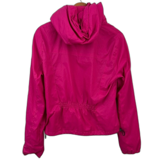 Abercrombie & Fitch Fuchsia Pink Windbreaker Jacket NWT Size Medium - Picture 2 of 16